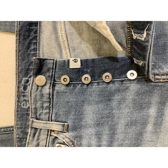 Etica Button Fly Mid Wash Skinny Jeans 26 Denim Casual Luxury Fall Winter Basics - Picture 4 of 6